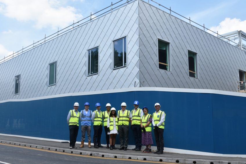 Topping out of state-of-the-art cancer centre in Guildford marks milestone in healthcare development for the region